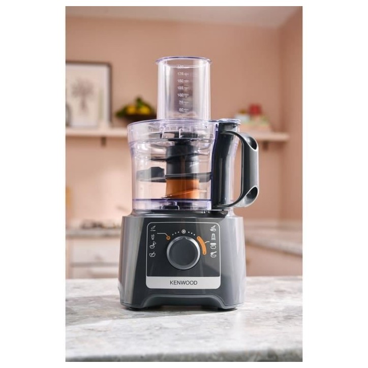 Robot multifonction KENWOOD FDP31.020GY - 2 vitesses + Pulse - 800W - Bol 2,1L + accessoires
