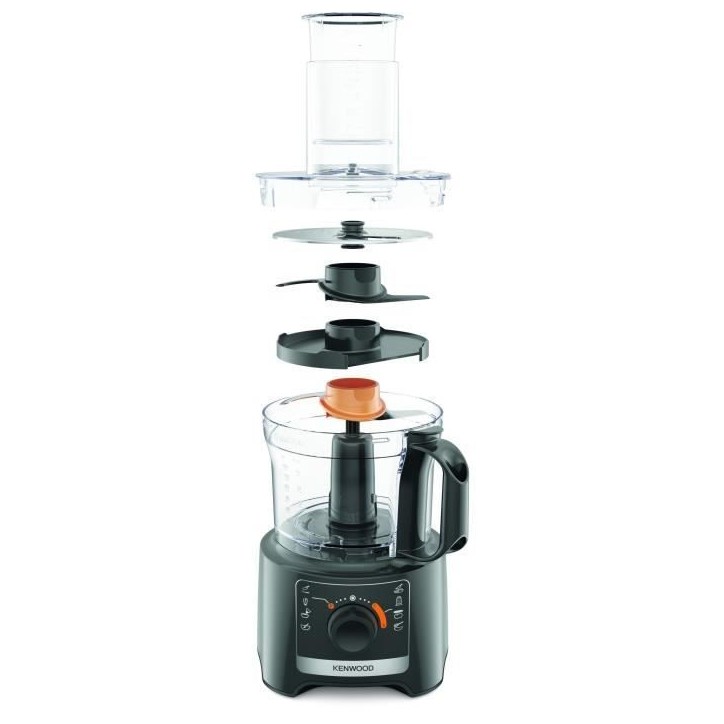 Robot multifonction KENWOOD FDP31.020GY - 2 vitesses + Pulse - 800W - Bol 2,1L + accessoires