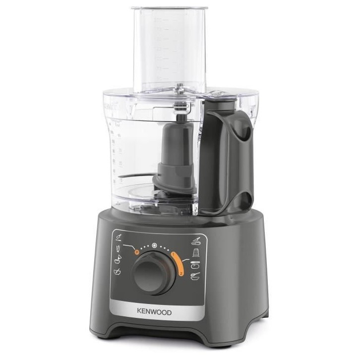 Robot multifonction KENWOOD FDP31.020GY - 2 vitesses + Pulse - 800W - Bol 2,1L + accessoires