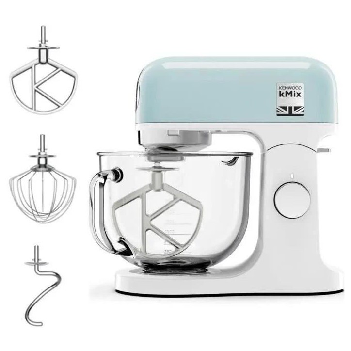 Robot pâtissier multifonction kMix KENWOOD KMX754APB - Moteur professionnel 1000W - 2 sorties pour accessoires - Bol en verre 5 Robot pâtissier multifonction kMix KENWOOD KMX754APB - Moteur professionnel 1000W - 2 sorties pour accessoires - Bol en verre 5