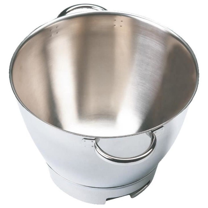 Bol inox avec poignées - KENWOOD - Chef Premier KMC570 - Capacité 4.6L - Gris Bol inox avec poignées - KENWOOD - Chef Premier KMC570 - Capacité 4.6L - Gris