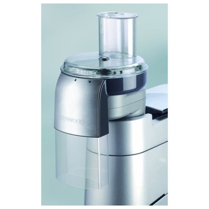 Râpe-éminceur KENWOOD AT340 - Double cheminée avec gobelet doseur - 7 disques en acier inoxydable Râpe-éminceur KENWOOD AT340 - Double cheminée avec gobelet doseur - 7 disques en acier inoxydable