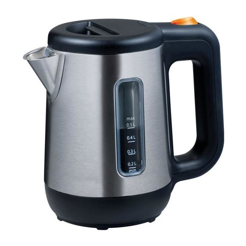 Bouilloire - KENWOOD JKM076 - Compacte 0.5L - Inox satiné et noir - F Bouilloire - KENWOOD JKM076 - Compacte 0.5L - Inox satiné et noir - F