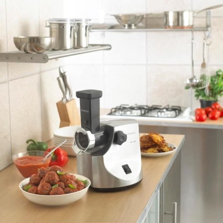 Hachoir a viande - KENWOOD - MG516 - 1600 W - Métal brossé - Accessoires inclus