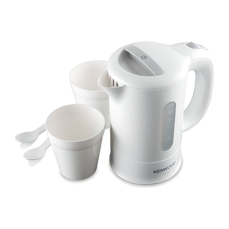 KENWOOD JKP250 Bouilloire électrique de voyage Discovery - Blanc et g KENWOOD JKP250 Bouilloire électrique de voyage Discovery - Blanc et g