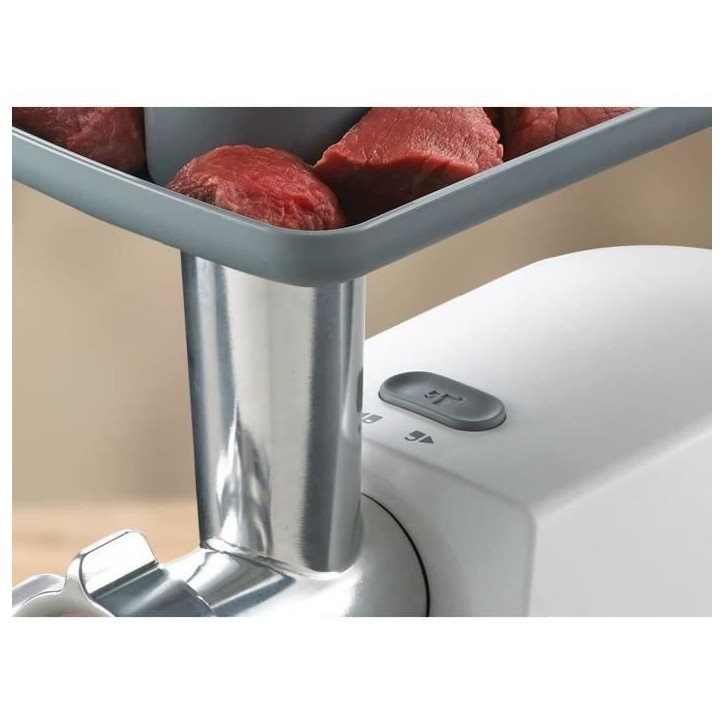 Hachoir a viande KENWOOD - MG360 - 1400 W - Acier Inoxydable - Blanc/Gris Hachoir a viande KENWOOD - MG360 - 1400 W - Acier Inoxydable - Blanc/Gris