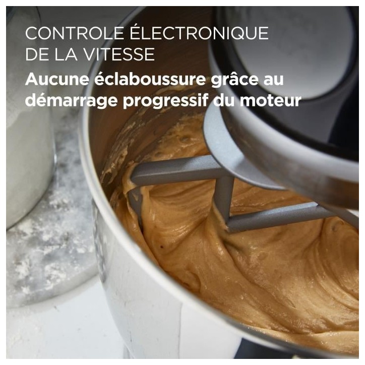 Robot pâtissier Kenwood kMix KMX750BK - bol 5 litres - 6 vitesses - 3 accessoires - noir Robot pâtissier Kenwood kMix KMX750BK - bol 5 litres - 6 vitesses - 3 accessoires - noir