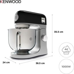 Robot pâtissier Kenwood kMix KMX750BK - bol 5 litres - 6 vitesses - 3