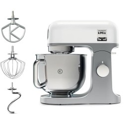Robot pâtissier kMix KENWOOD KMX750WH - Blanc - 1000 W - Bol acier in