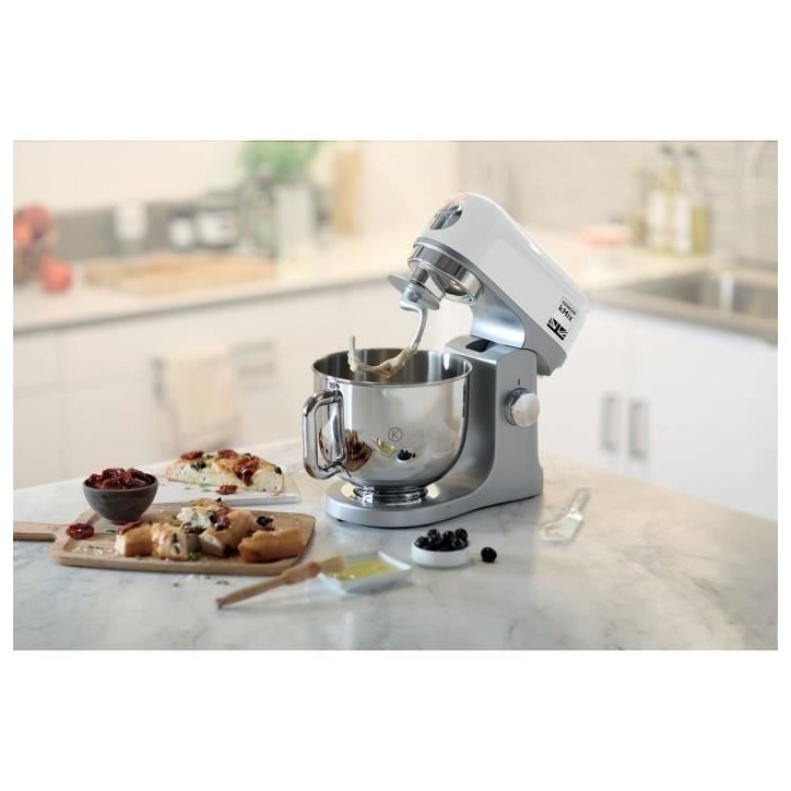 Robot pâtissier kMix KENWOOD KMX750WH - Blanc - 1000 W - Bol acier inoxydable 5 L