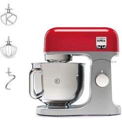 Robot pâtissier - KENWOOD kMix KMX750RD - Corps métal - Rouge - 6 vi