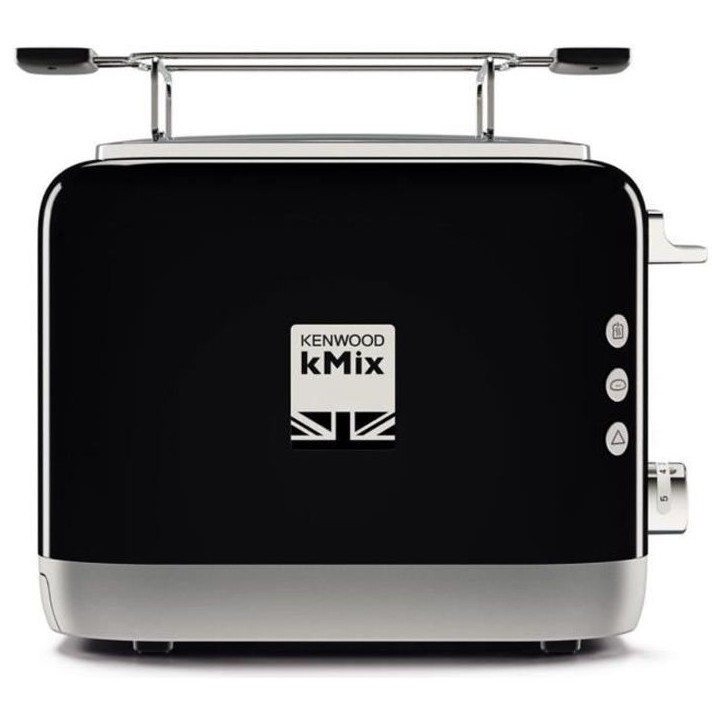 Grille-pain kMix - KENWOOD - TCX751BK - 2 fentes - Fonction baguette et décongélation - Noir Grille-pain kMix - KENWOOD - TCX751BK - 2 fentes - Fonction baguette et décongélation - Noir