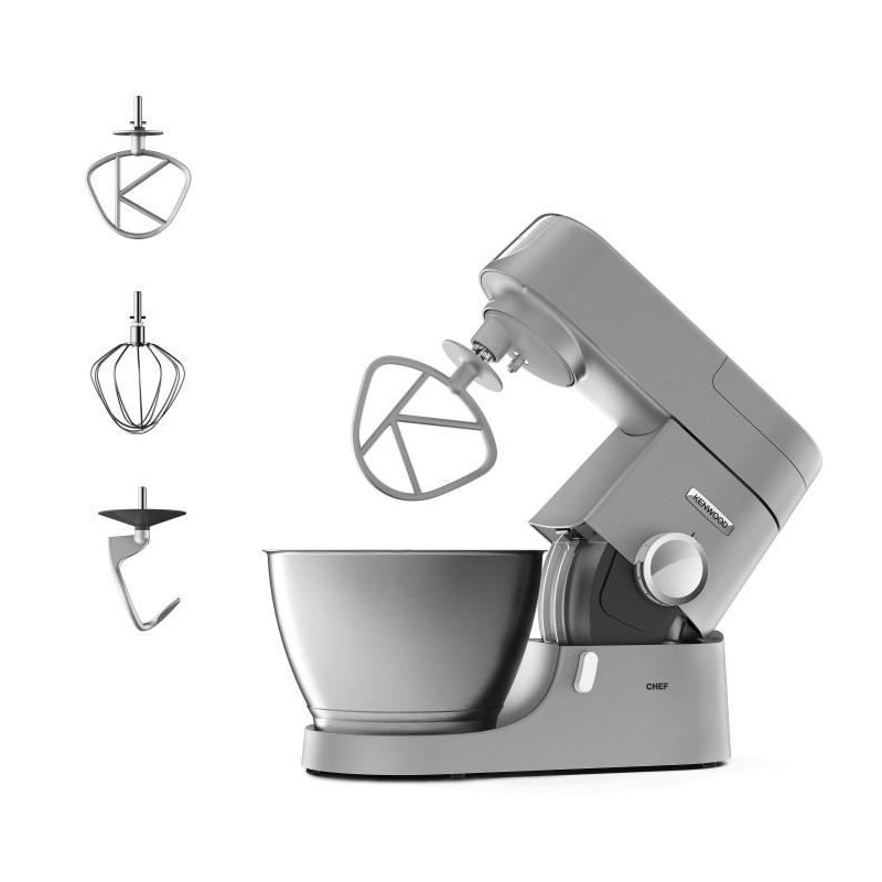 Robot pâtissier Chef - KENWOOD - KVC3100S - Bol Inox 4,6 L - Pétrin, Robot pâtissier Chef - KENWOOD - KVC3100S - Bol Inox 4,6 L - Pétrin,