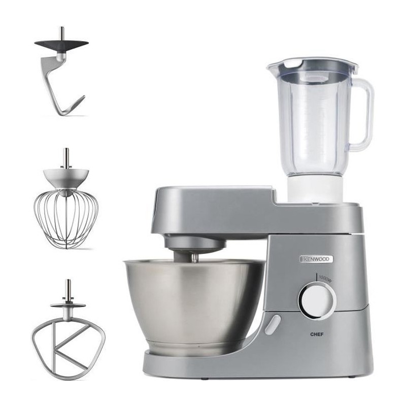 Robot pâtissier KENWOOD Chef KVC3110S – Kit pâtissier et blender i Robot pâtissier KENWOOD Chef KVC3110S – Kit pâtissier et blender i