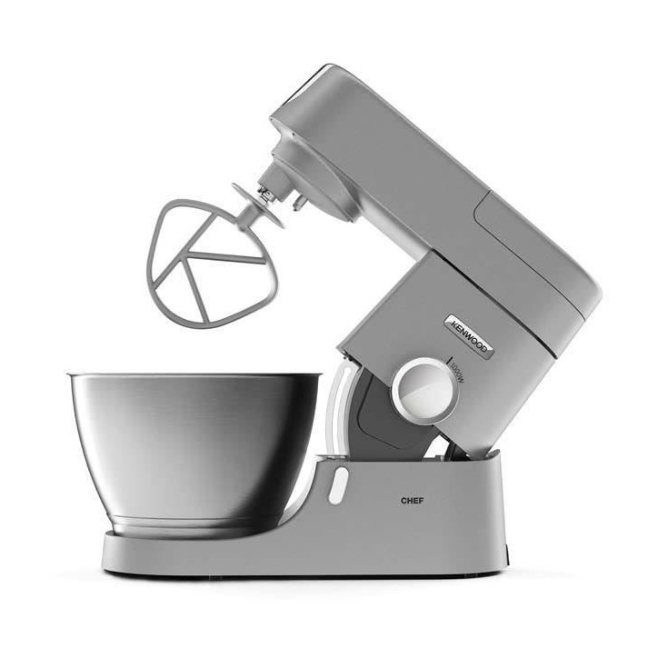 Robot pâtissier KENWOOD Chef KVC3110S – Kit pâtissier et blender inclus - silver - 1000 W – format compact