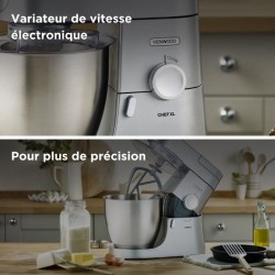 Robot pâtissier multifonction - KENWOOD KVL4170S - Chef XL - Blender