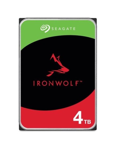 SEAGATE - Disque dur Interne - NAS IronWolf - 4To - 3.5 - 5400 tr/min (ST4000VN006)