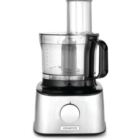 Robot multifonction Inox KENWOOD MultiPro Compact FDM301SS - Blender, presse agrumes, 3 disques, double fouet, pétrin, spatule
