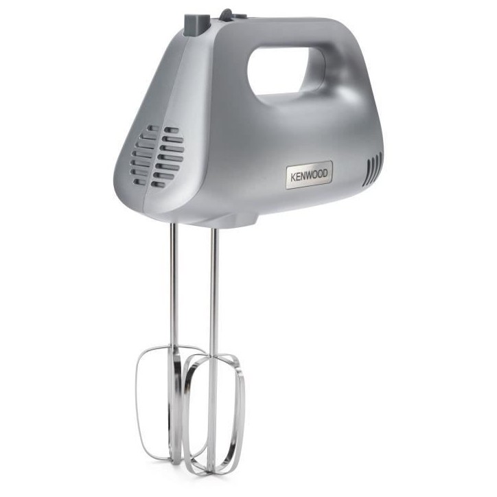 KENWOOD HMP30.A0SI Batteur a main 450W 5 vitesses + Turbo - fouet - pétrin - corps plastique silver