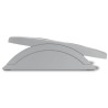Kensington, Repose-Pieds SoleMate Ergonomique et Ajustable, Gris/Noir,