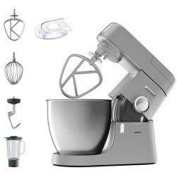 Robot pâtissier KENWOOD KVL4110S Chef XL - Bol inox 6,7 L - Kit pâti
