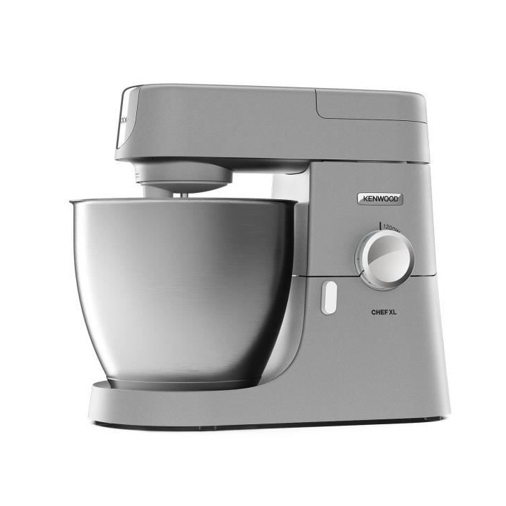 Robot pâtissier KENWOOD KVL4110S Chef XL - Bol inox 6,7 L - Kit pâtisserie et blender inclus - mouvement planétaire - silver