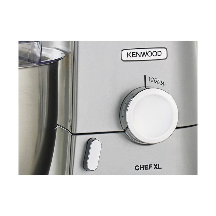 Robot pâtissier KENWOOD KVL4110S Chef XL - Bol inox 6,7 L - Kit pâtisserie et blender inclus - mouvement planétaire - silver