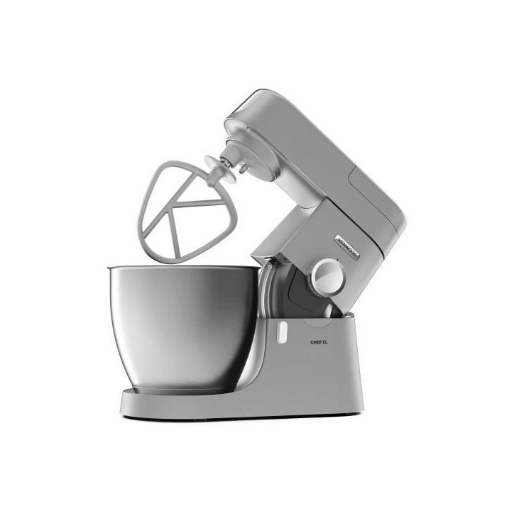 Robot pâtissier KENWOOD KVL4110S Chef XL - Bol inox 6,7 L - Kit pâtisserie et blender inclus - mouvement planétaire - silver