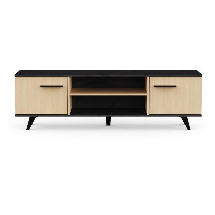 Ensemble salon - Banc TV, Table basse - KENT - Chene de fil / Sidewalk - DEMEYERE Ensemble salon - Banc TV, Table basse - KENT - Chene de fil / Sidewalk - DEMEYERE