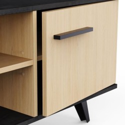 Ensemble salon - Banc TV, Table basse - KENT - Chene de fil / Sidewalk