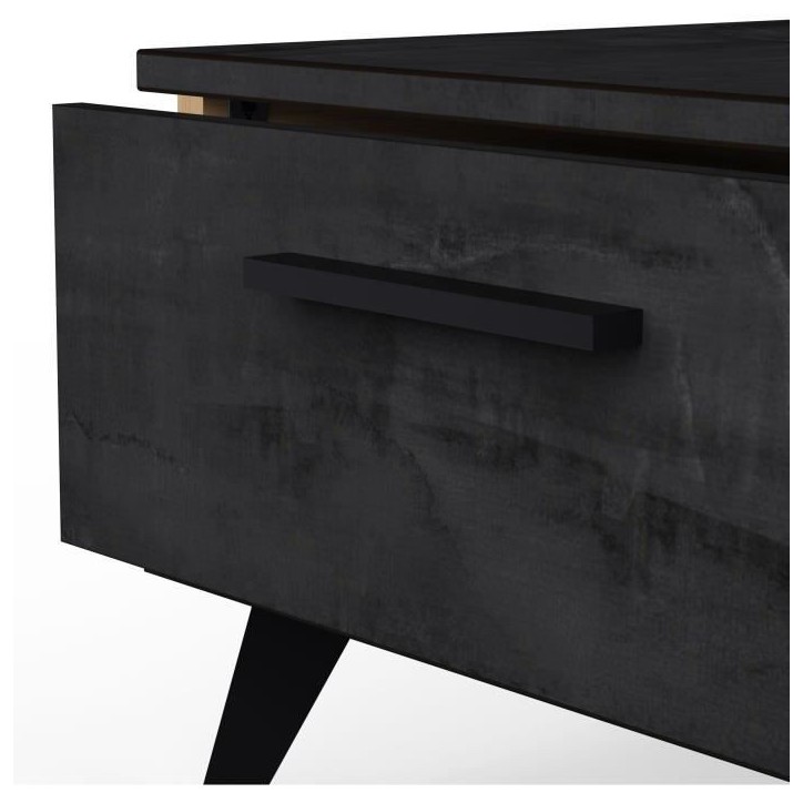 Ensemble salon - Banc TV, Table basse, Buffet bas - KENT - Chene de fil / Sidewalk - DEMEYERE Ensemble salon - Banc TV, Table basse, Buffet bas - KENT - Chene de fil / Sidewalk - DEMEYERE