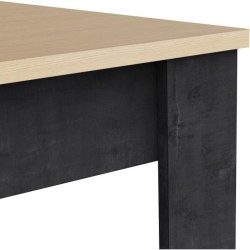 Table a manger fixe - KENT - Chene de fil / Sidewalk - Rectangulaire -