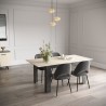Table a manger extensible - KENT - Chene de fil / Sidewalk - Rectangul