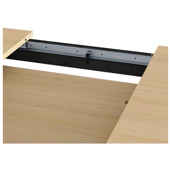 Table a manger extensible - KENT - Chene de fil / Sidewalk - Rectangulaire - 6 / 8 personnes - 155/205 x 90 cm - DEMEYERE Table a manger extensible - KENT - Chene de fil / Sidewalk - Rectangulaire - 6 / 8 personnes - 155/205 x 90 cm - DEMEYERE