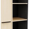 Buffet haut H 153,9 cm - KENT - Chene de fil / Sidewalk - 1 porte - 4