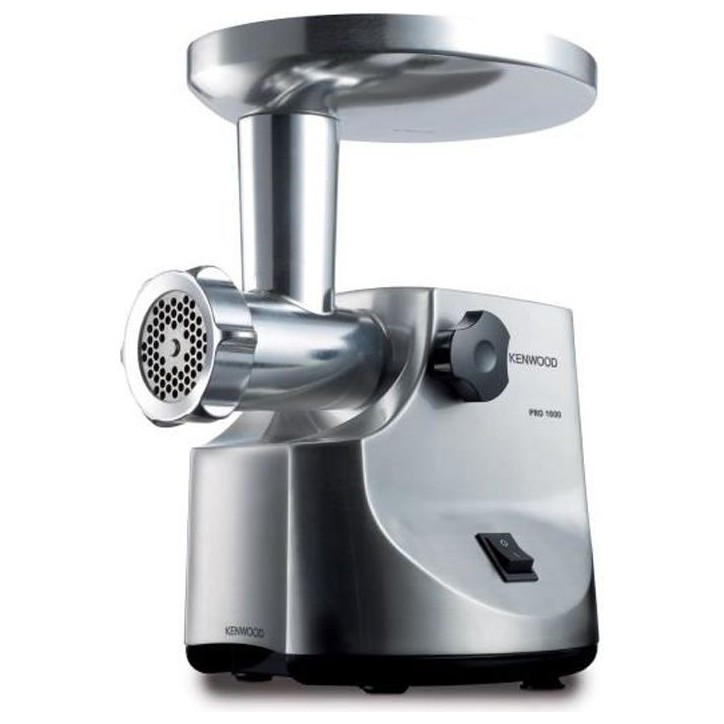 Hachoir a viande - KENWOOD MG510 - Puissance 450W - Corps et vis en métal - 3 grilles en acier Hachoir a viande - KENWOOD MG510 - Puissance 450W - Corps et vis en métal - 3 grilles en acier