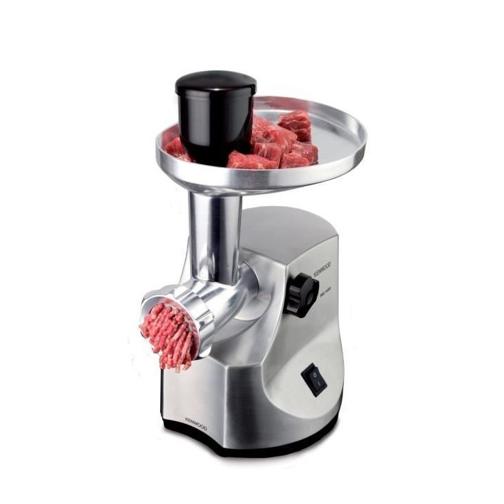Hachoir a viande - KENWOOD MG510 - Puissance 450W - Corps et vis en métal - 3 grilles en acier Hachoir a viande - KENWOOD MG510 - Puissance 450W - Corps et vis en métal - 3 grilles en acier