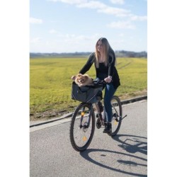 Sac a vélo pour chien et chat - KERBL - Vacation - Gris/bleu - 38x29x