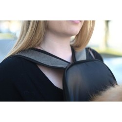 Sac transport avant - KERBL - Vacation - Gris/bleu - 31x24x38 cm - Tis