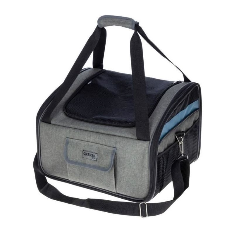 Sac voiture - KERBL - Vacation - Gris/bleu - 44x35x30 cm - Laisse cour