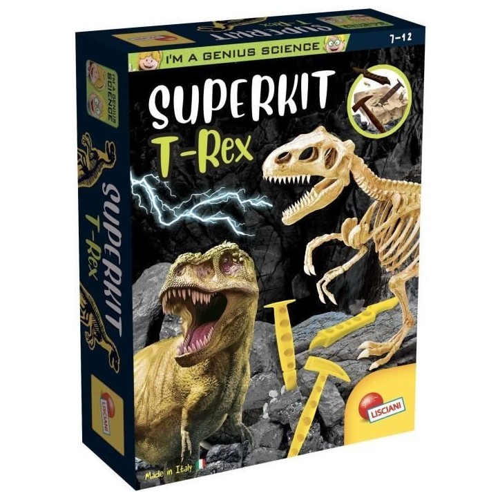 Super kit T-Rex - Kit Scientifique - I'M A GENIUS - Bloc a creuser Super kit T-Rex - Kit Scientifique - I'M A GENIUS - Bloc a creuser