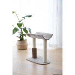 KERBL - Arbre a chat Ambiance Taupe- 49x35x56 cm - Taupe - Sisal