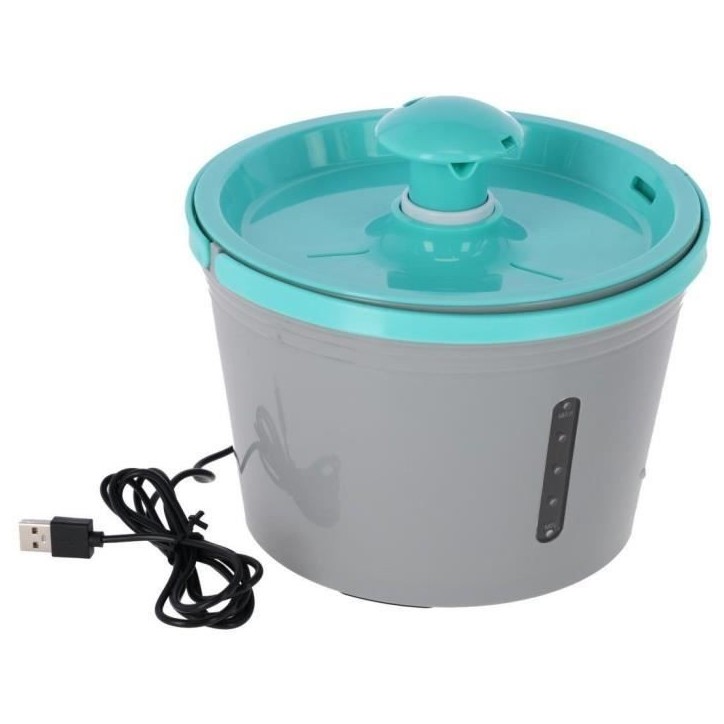 KERBL - Fontaine a eau -pour fontaine 80557 - 1,6 l - Gris/bleu KERBL - Fontaine a eau -pour fontaine 80557 - 1,6 l - Gris/bleu