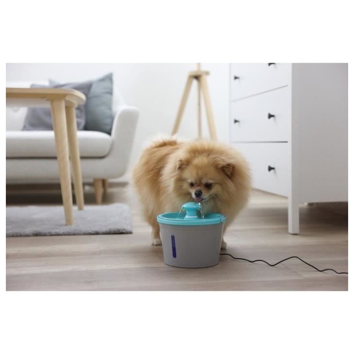 KERBL - Fontaine a eau -pour fontaine 80557 - 1,6 l - Gris/bleu KERBL - Fontaine a eau -pour fontaine 80557 - 1,6 l - Gris/bleu