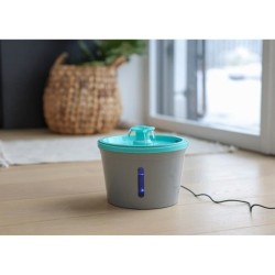 KERBL - Fontaine a eau -pour fontaine 80557 - 1,6 l - Gris/bleu