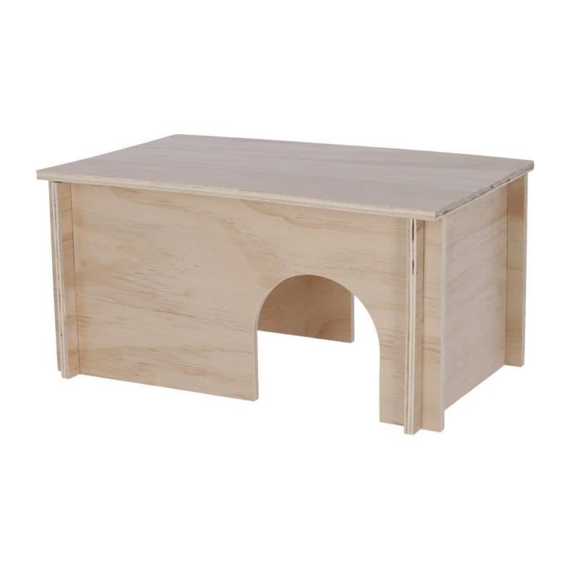 Abri pour rongeurs - Beige - Toit amovible - Montage simple - Pour ham Abri pour rongeurs - Beige - Toit amovible - Montage simple - Pour ham