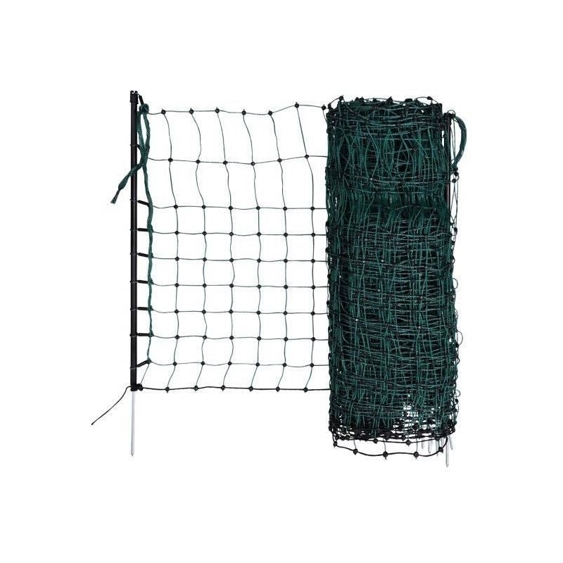 KERBL - Filet de protection lapin - 25 m - 65 cm - Double pointe - Ver KERBL - Filet de protection lapin - 25 m - 65 cm - Double pointe - Ver