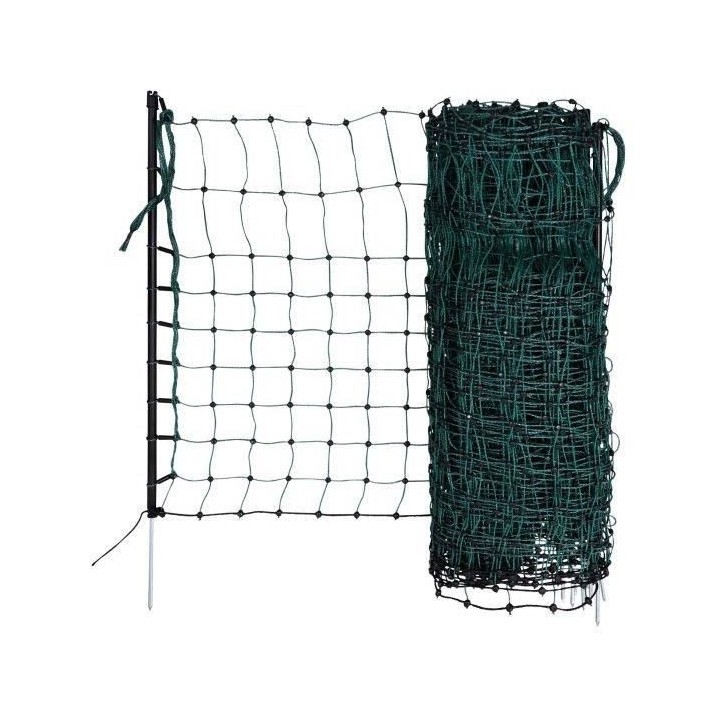 KERBL - Filet de protection lapin - 25 m - 65 cm - Double pointe - Vert KERBL - Filet de protection lapin - 25 m - 65 cm - Double pointe - Vert