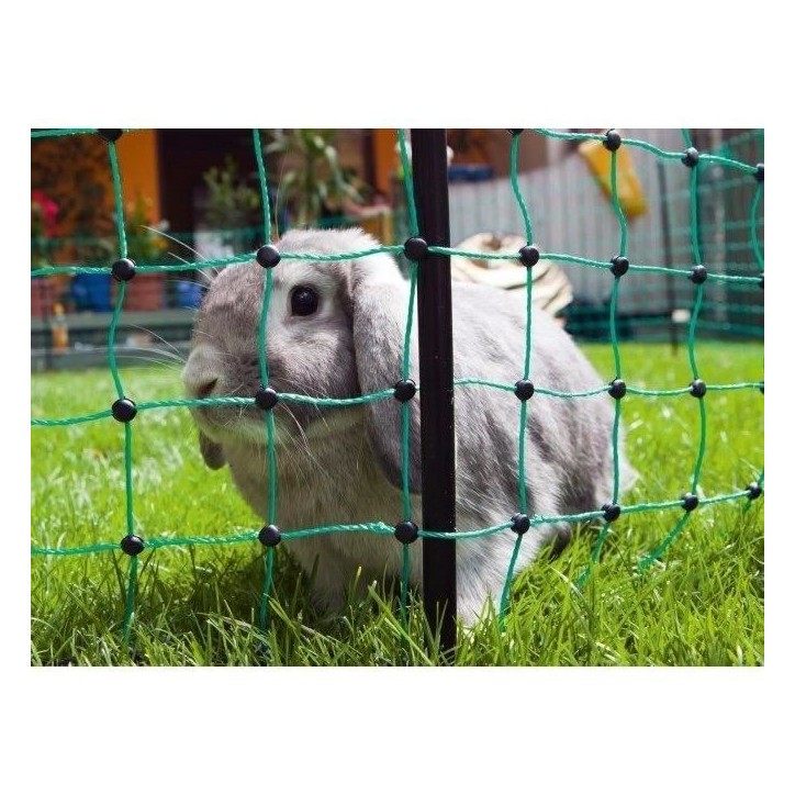 KERBL - Filet de protection lapin - 25 m - 65 cm - Double pointe - Vert KERBL - Filet de protection lapin - 25 m - 65 cm - Double pointe - Vert