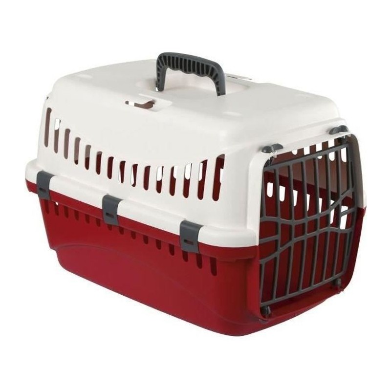 KERBL - Box de transport pour chien- EXPEDITION - Creme/Bordeaux - 48x